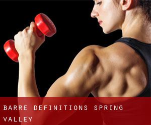Barre Definitions (Spring Valley)